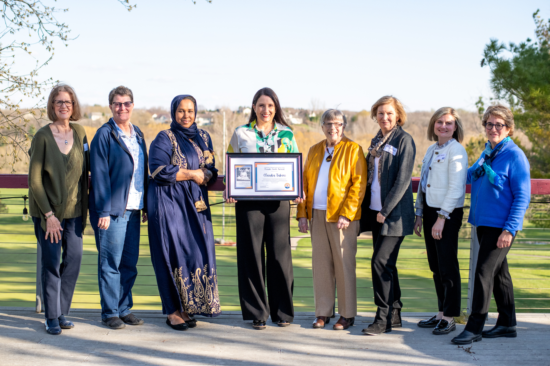 Women United Maude Finch Award recipient Claudia Tabini